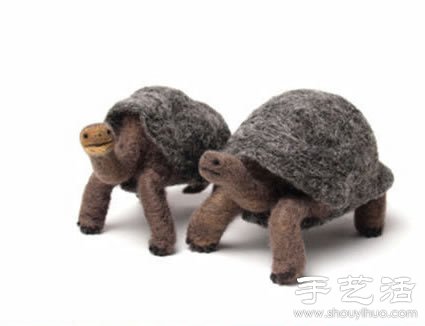 羊毛毡DIY制作的可爱小动物