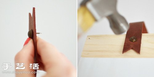 木箱安装皮质把手 DIY改造工具箱/收纳箱