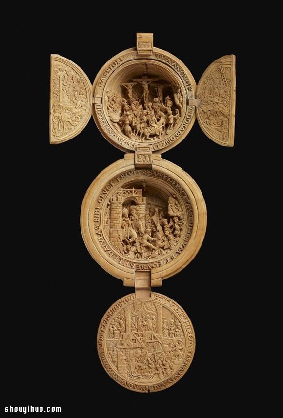 Prayer Nut 16世纪欧洲奢华版木雕念珠