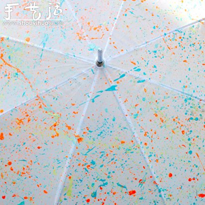 雨伞涂鸦式印花制作教程