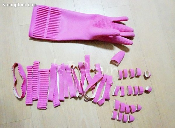破洞塑胶手套改造 DIY制作10种生活小道具