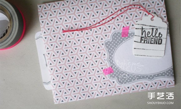 自己做信封的方法 简单浪漫信封的折法图解