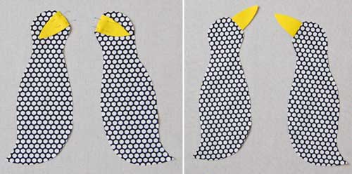 手工布艺制作企鹅玩偶的教程
