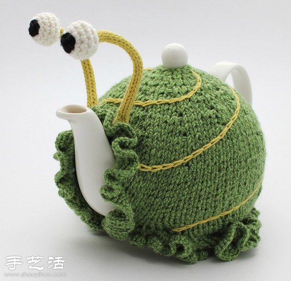添件毛衣 旧茶壶变身时尚有趣蜗牛壶