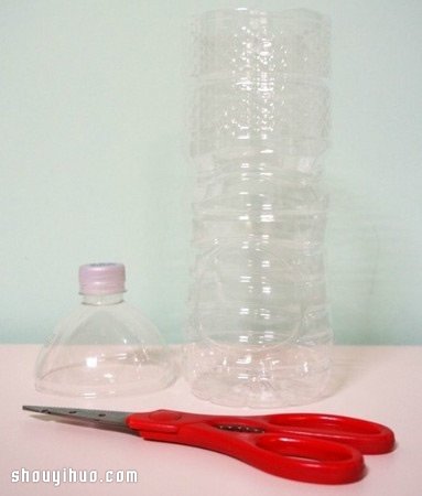 塑料瓶废物利用 自制厨房专用无异味垃圾桶
