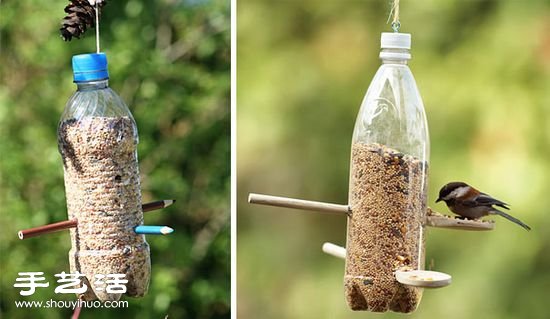 废弃塑料瓶子再利用 塑料瓶废物利用小制作