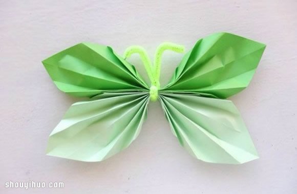 简单折纸蝴蝶的方法 容易折的蝴蝶折法图解