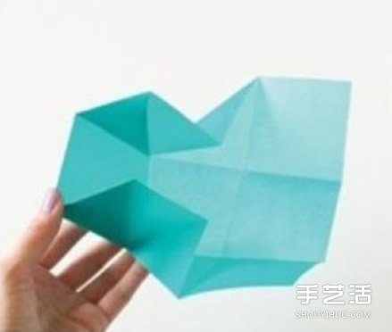 如何折方形纸盒的方法 方形盒子的折法图解