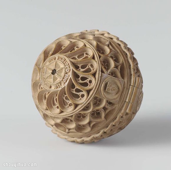 Prayer Nut 16世纪欧洲奢华版木雕念珠