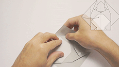 9张动态图详细教你如何折纸龙猫