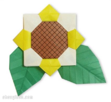 手工折纸太阳花的折法 太阳花折法图解教程