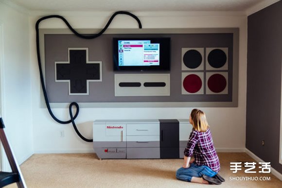 电玩宅老爸：把儿童房改造成任天堂游戏机！