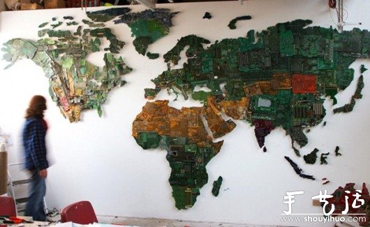 电脑元件DIY的世界地图
