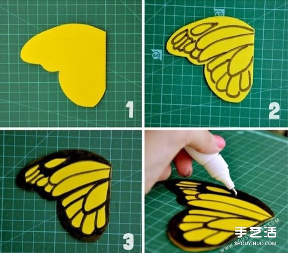 剪纸蝴蝶剪法步骤图解 简单儿童剪纸蝴蝶教程