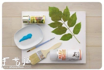 植物图案装饰画创意DIY