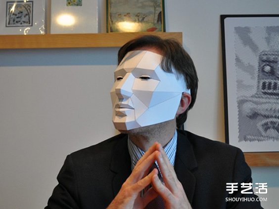 立体纸雕面具的做法 派对用卡纸面具手工制作