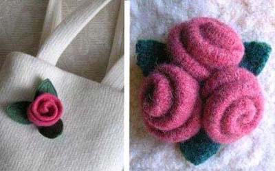 不织布手工DIY韩国风装饰小花的教程