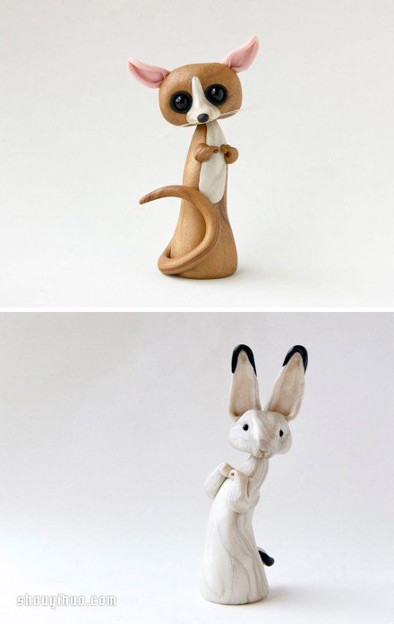 精美细腻的陶艺动物雕塑作品欣赏