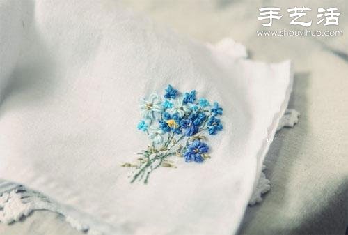 棉麻布刺绣DIY清新居家小物件