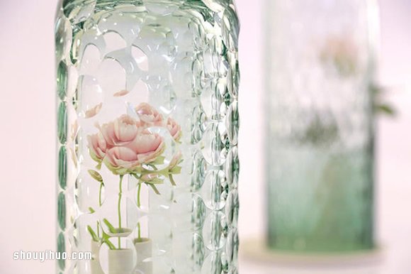 散发朦胧文艺美感 OP-vase手工玻璃花罩