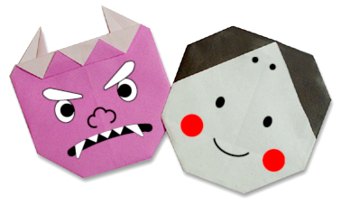 恶鬼和小姑娘折纸方法