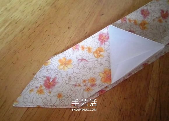 端午节手工制作 折纸粽子的折法详细步骤图