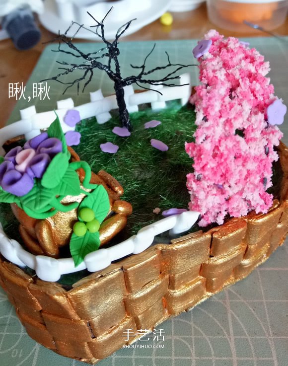 超轻粘土精灵小屋制作 可爱精灵房子粘土DIY