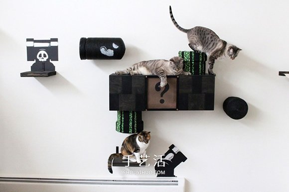 新奇的手工猫家具作品 可爱精致又富创意！