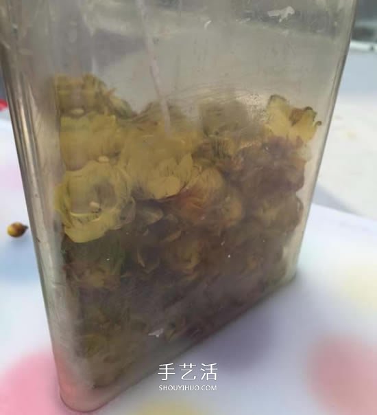 自制蜡梅花蜡烛的方法 鲜花蜡烛礼物DIY制作