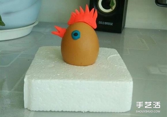 幼儿园小公鸡手工制作 橡皮泥做小鸡的教程