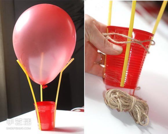 儿童热气球制作方法 气球手工制作热气球图解