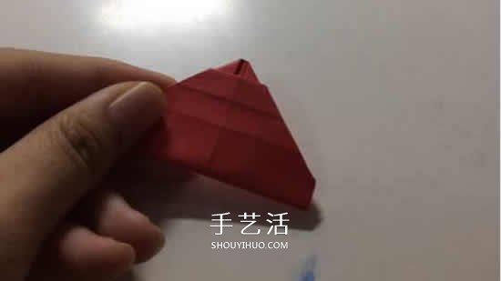 浪漫小秘密！对着光才能发现的透光心折纸图解