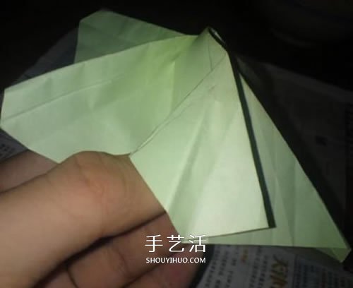 美丽又复杂玫瑰花折纸 NS玫瑰折纸实拍图解