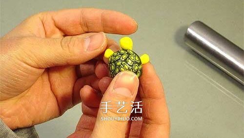 超轻粘土制作小乌龟 逼真的粘土乌龟DIY图解