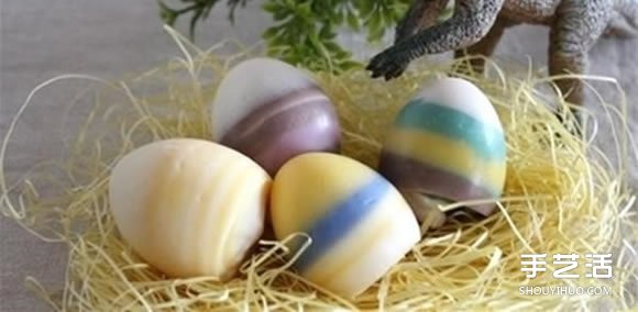 自制鸡蛋造型手工皂 彩色鸡蛋手工皂的做法