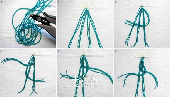 串珠宽手镯编织图解 好看串珠手镯的编法步骤
