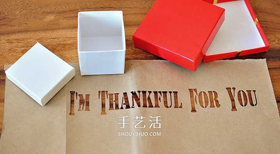 创意感恩节礼物DIY图解 漂亮礼品盒手工制作