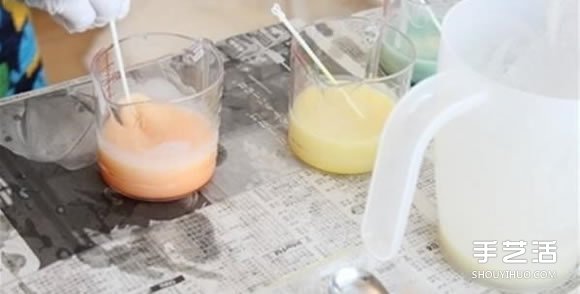 自制鸡蛋造型手工皂 彩色鸡蛋手工皂的做法