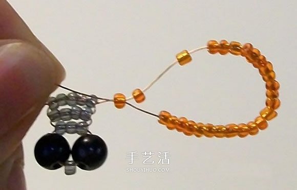 串珠蜻蜓的DIY方法 串珠手工制作蜻蜓图解