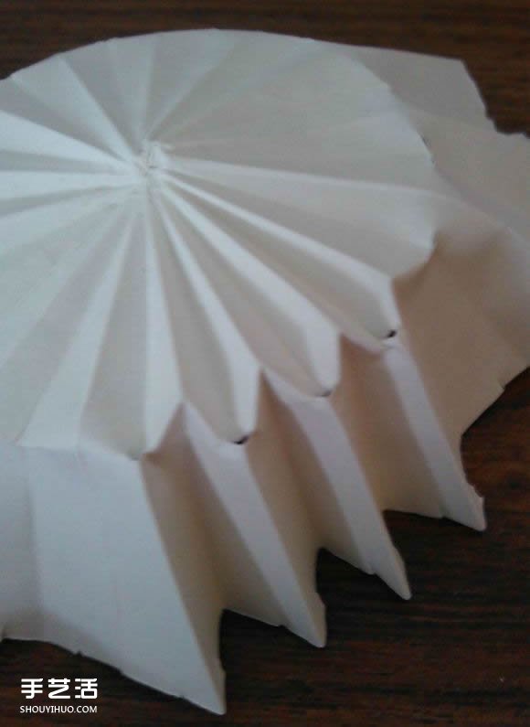 DIY油纸伞制作教程 迷你油纸伞的折叠图解