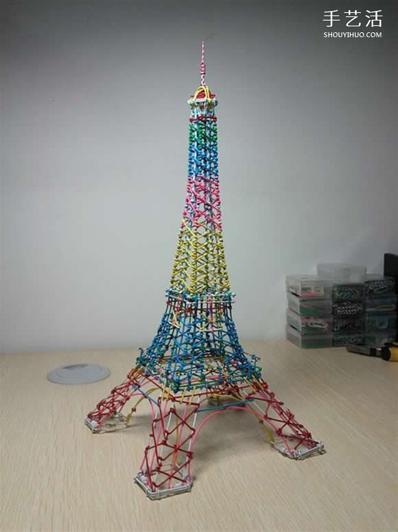埃菲尔铁塔模型制作 回形针做埃菲尔铁塔教程