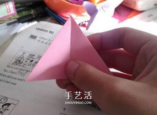 牵牛花的折纸步骤图解 怎么折喇叭花的教程