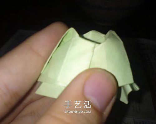 美丽又复杂玫瑰花折纸 NS玫瑰折纸实拍图解