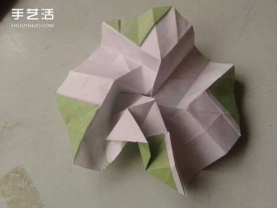 川崎玫瑰折法图解详细 川崎玫瑰折纸步骤教程