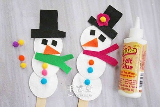 简单又可爱雪人的做法 幼儿手工制作圣诞雪人