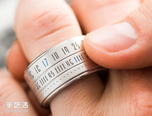 时光流动于指间！伪装成戒指的史上最小手表