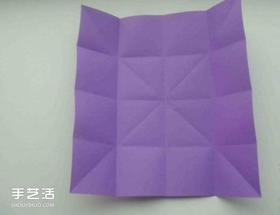 几何小礼盒的折法图解 手工折纸糖果盒子步骤