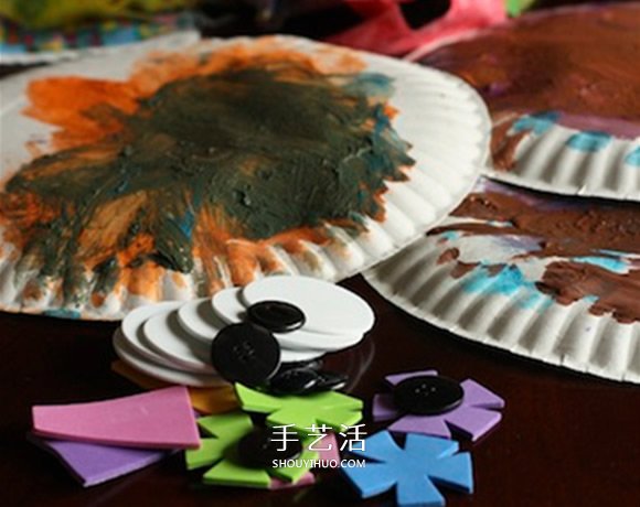 纸餐盘手工小制作 做成可爱的猫头鹰挂饰