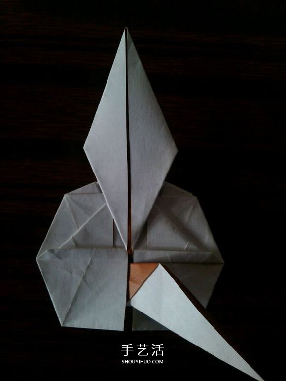 复杂小动物折纸 立体松鼠的折纸方法带CP图