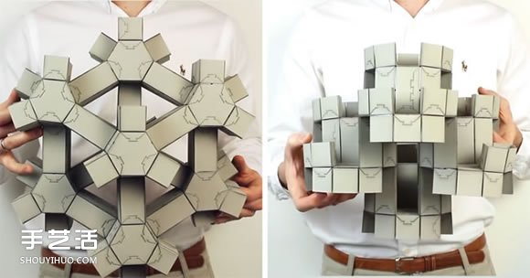 无穷无尽的变形！3D纸拼图的“超材料”